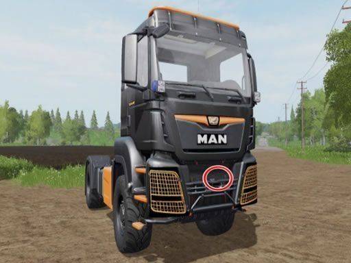Man Trucks Differences Puzzle Game