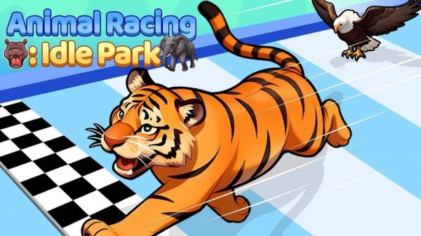 Animal Racing Idle Park: Zoo Tycoon Game