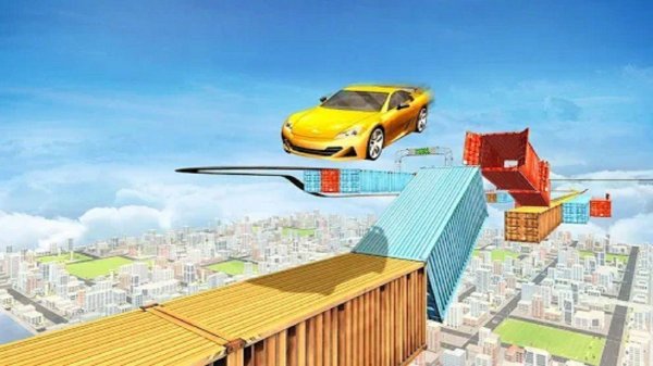 Broken Bridge Car Driving Game