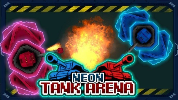 Neon Tank Arena Battle Game