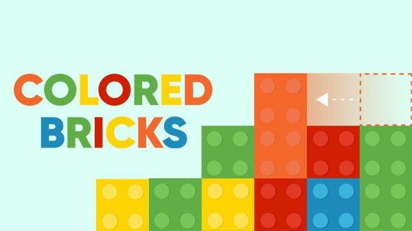 Colored Bricks Match Puzzle Game