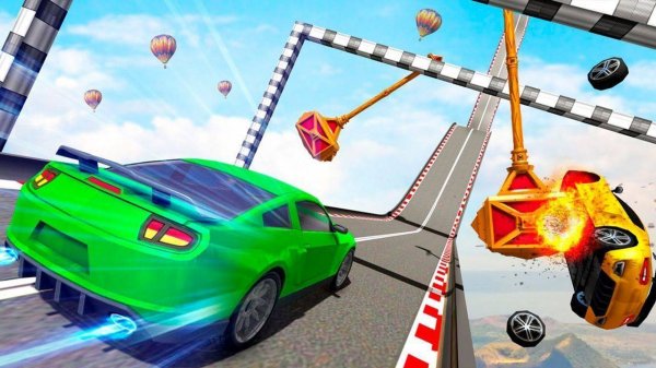Mega Ramp Car Stunt Racing Game