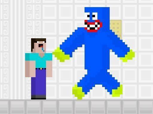 Noob vs Blue Monster: Escape Adventure Game