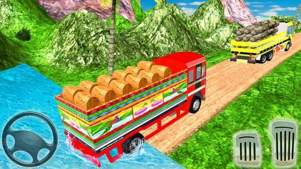 Real Indian Truck Cargo Transport Online Game
