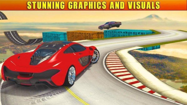 Impossible City Car Stunt Racing Game