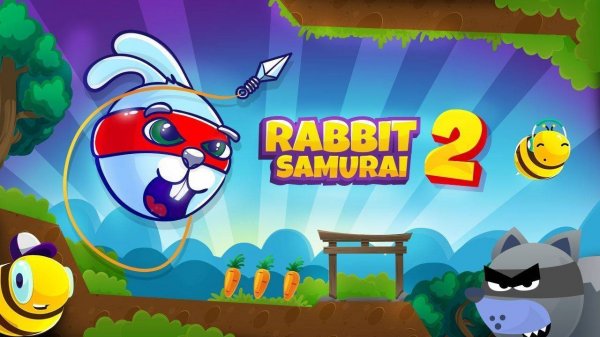 Rabbit Samurai 2: Ninja Adventure Game