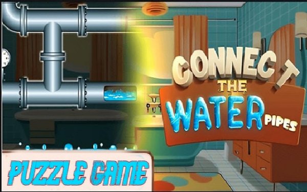Connect the Water Pipes Puzzle Game