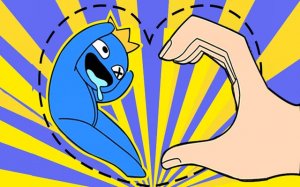 Finger Heart Monster Shape Puzzle - Puzzle Game