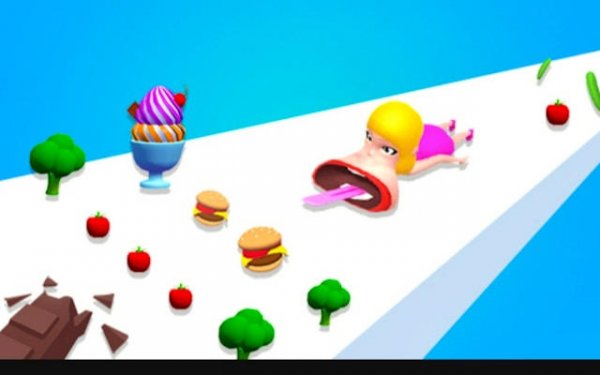 Mouth Shift 3D - Food Eating Arcade Game